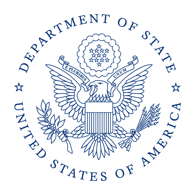 A Department of State seal